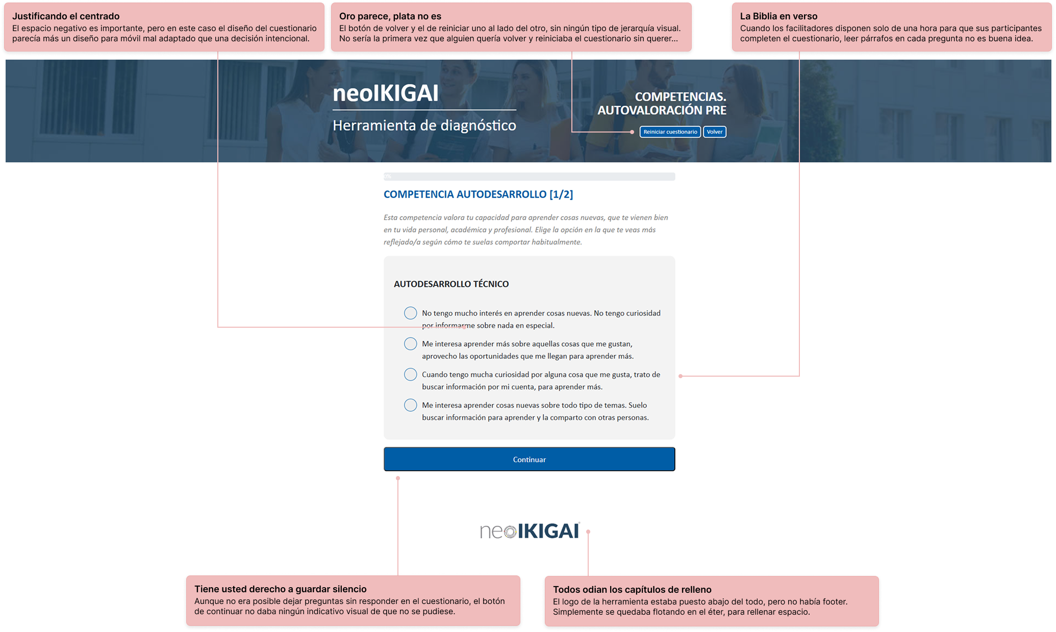 Comparativa - Cuestionario - Preguntas